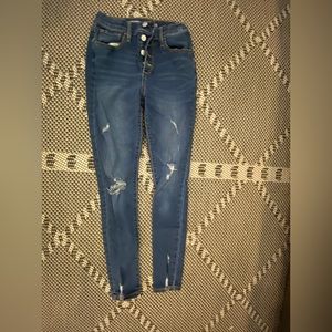 ripped rockstar jeans
